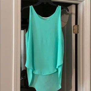 Lime green High low tank